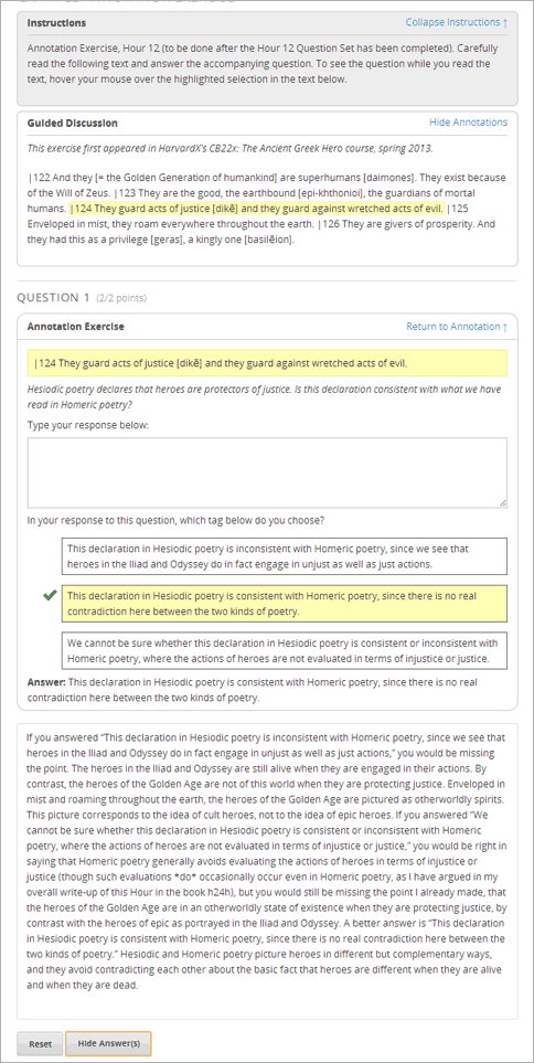 An example annotation problem.