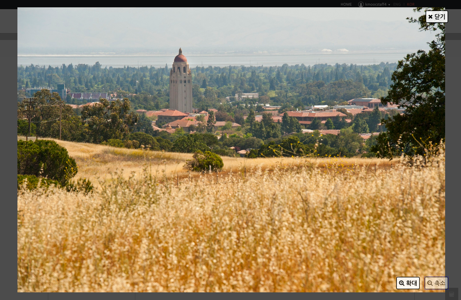Image of the Image Modal tool with the Full Screen button.